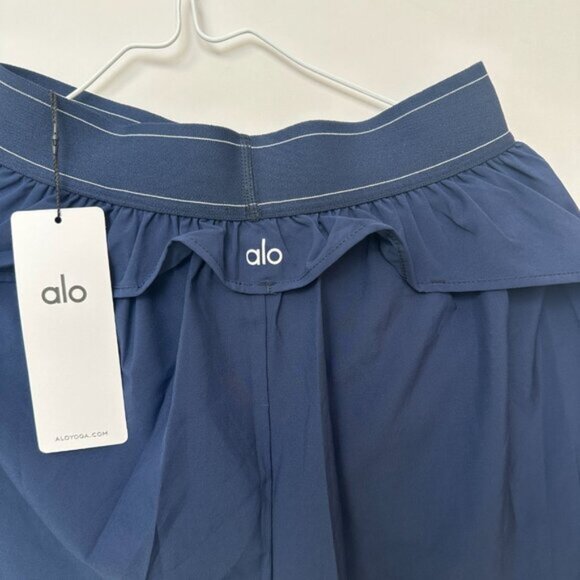 Alo Blue Double Layer Sports Shorts Women's Size S - Picture 5 of 7